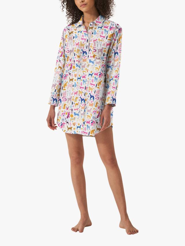 

Ночная рубашка с принтом собаки myza, Multi