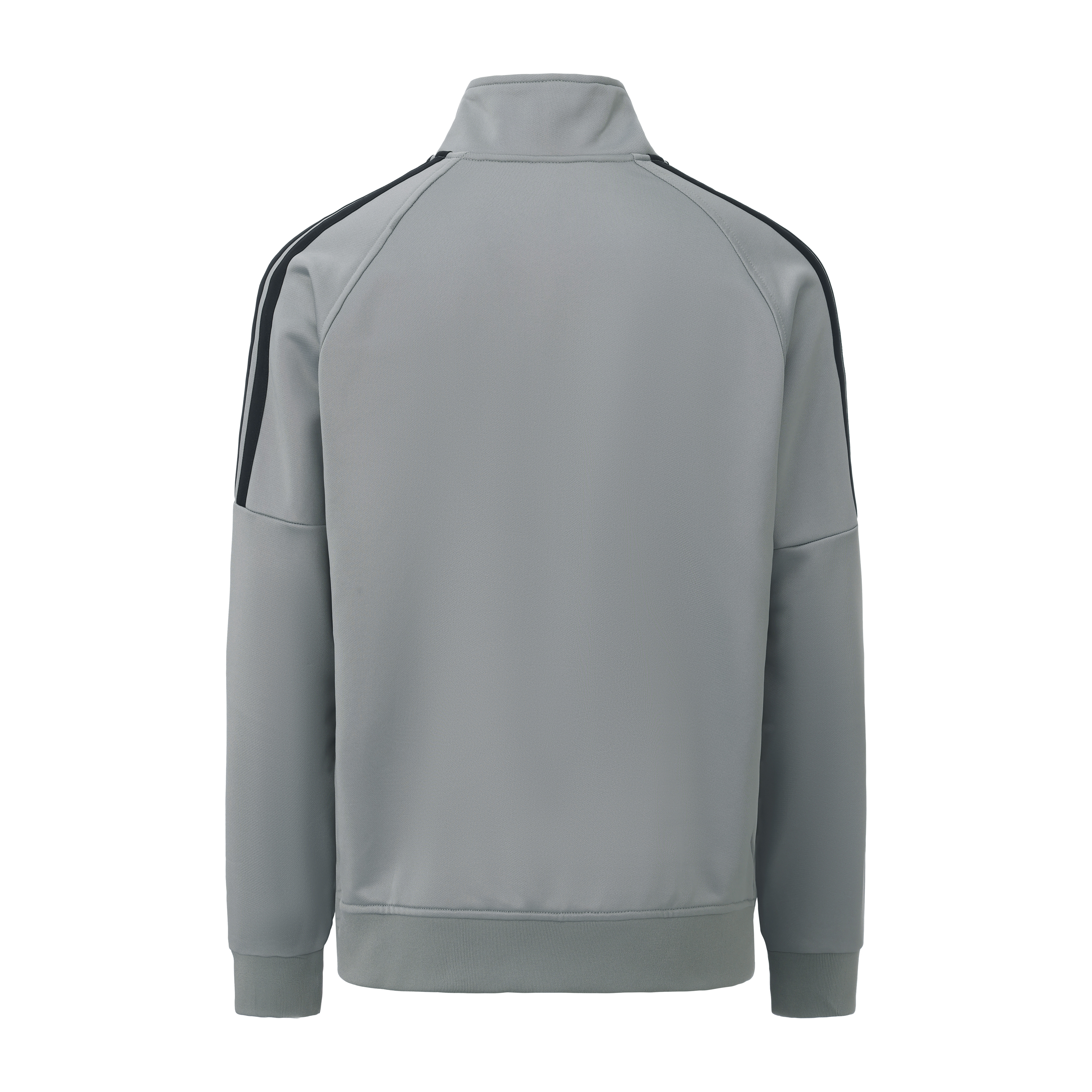 3 Stripes Casual Sportswear Unisex Adidas, серый set (stand collar top+fitted pants) — фото 4