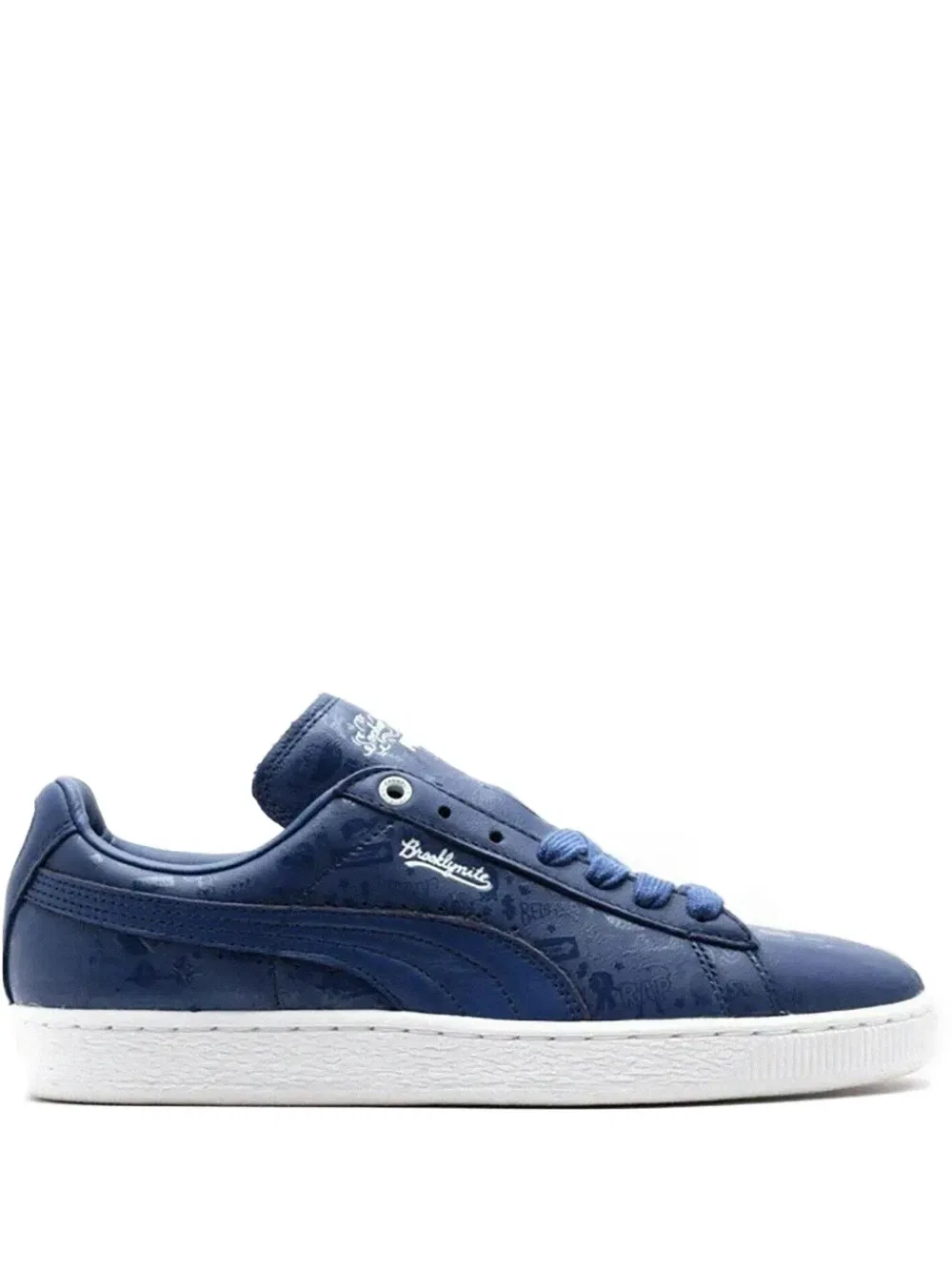 Кроссовки Sophia Chang Basket Classic Print Low Tops Puma, синий