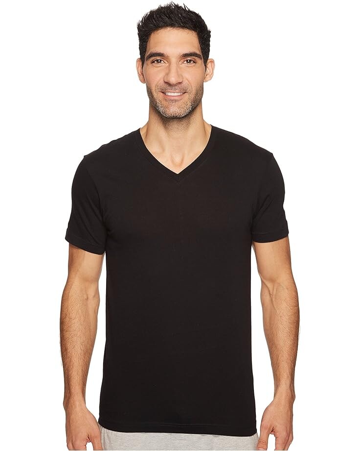 

Футболка 2(X)IST 3-Pack ESSENTIAL Jersey V-Neck T-Shirt, черный