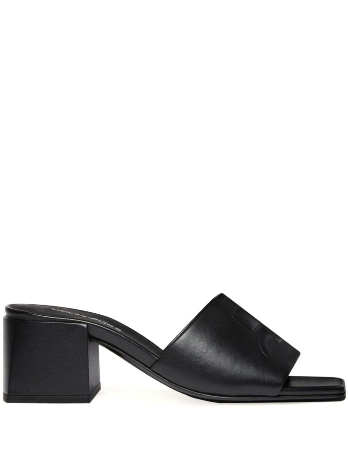 Courrèges мюли Shadow, черный