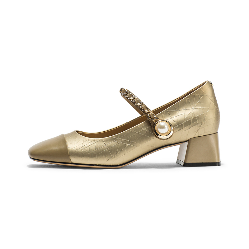 Туфли Мэри Джейн женские Coup De Foudre, Gold