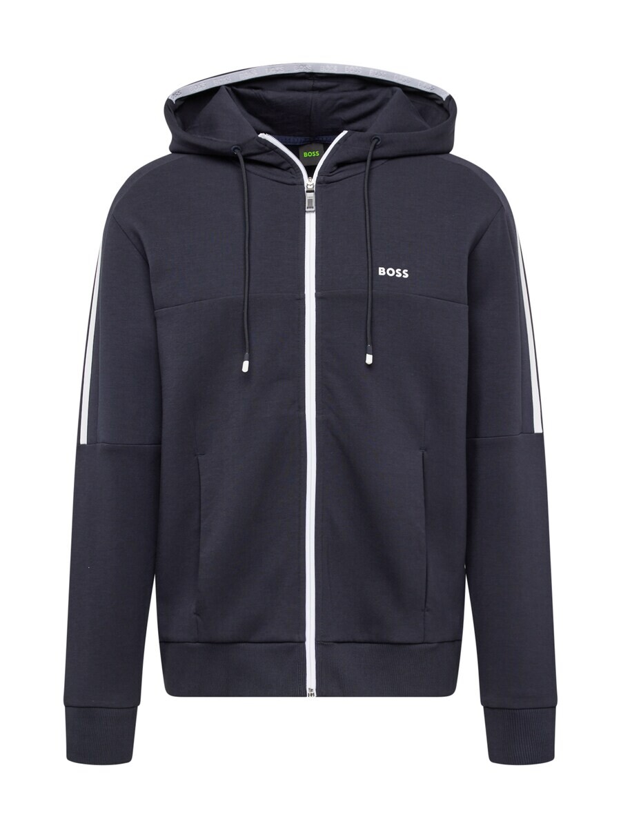 

Худи BOSS Zip-Up Hoodie Saggynos, цвет Night blue