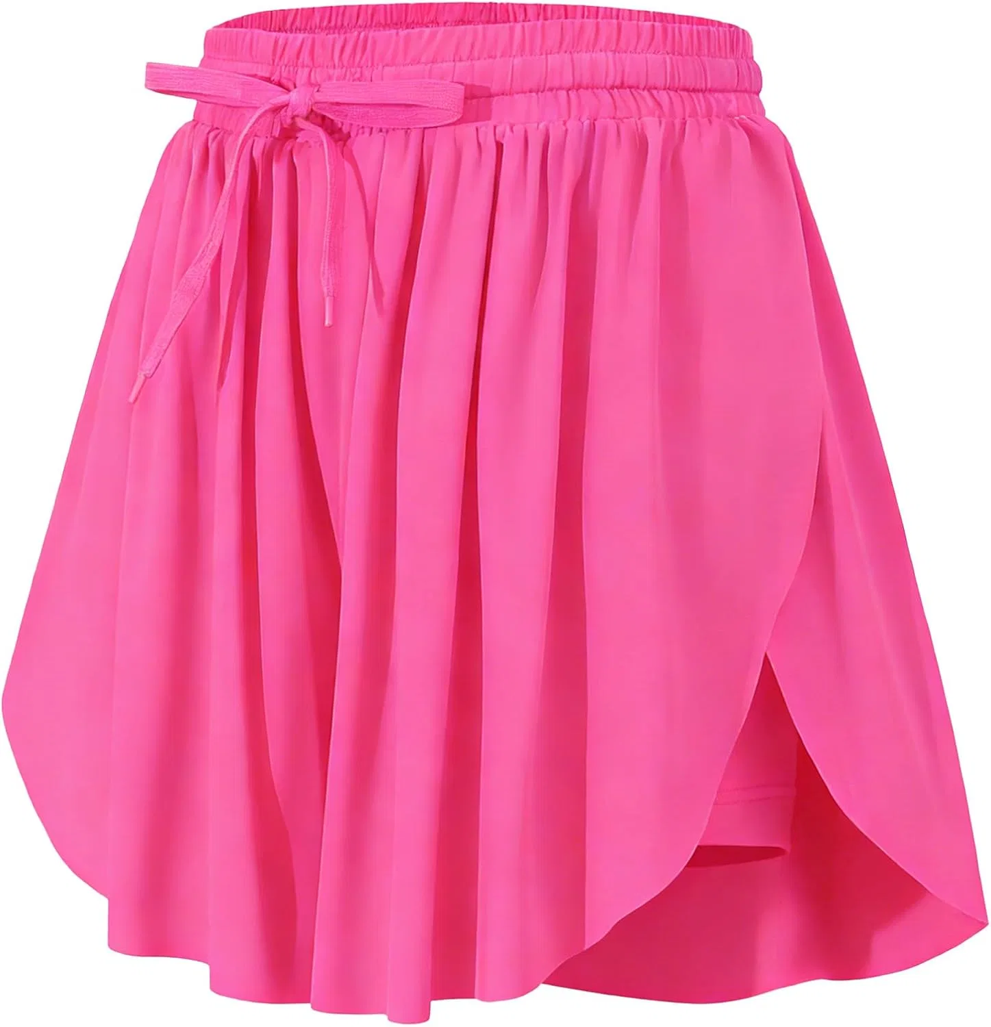 Шорты-юбка 2-в-1 с высокой талией, Coaturi, Hot Pink