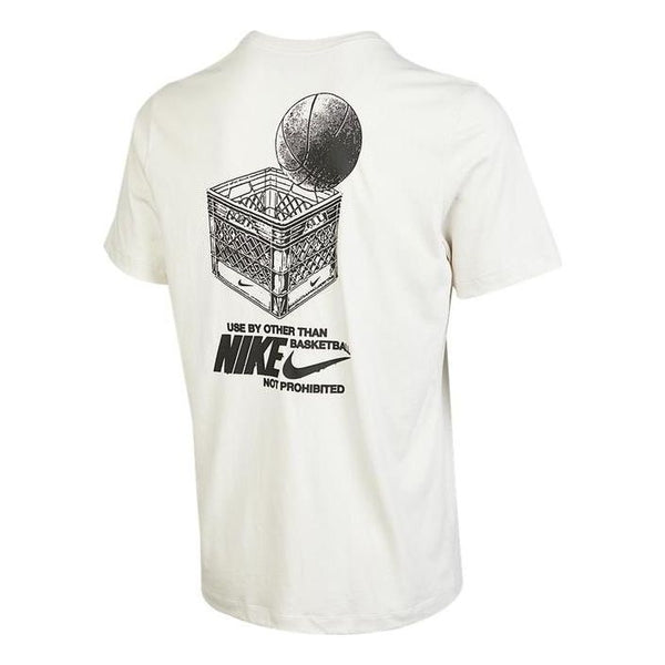 

Футболка Men's Nike Logo Pattern Printing Round Neck Short Sleeve White T-Shirt, мультиколор