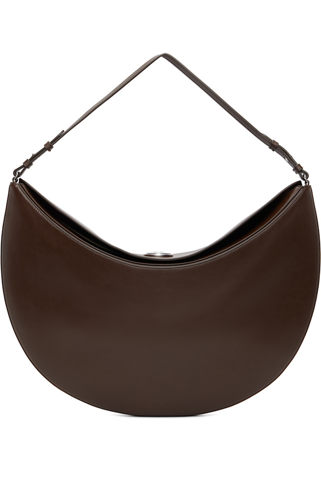 

Jacquemus Коричневая круглая сумка-калиссо