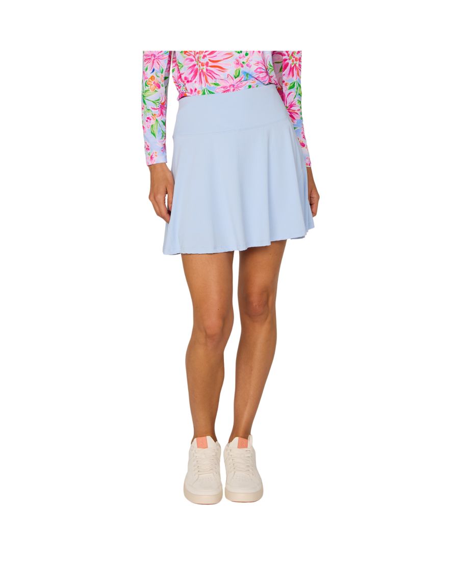 

Женская юбка-шорты G Lifestyle с оборками на спине G Lifestyle Clothing, Sky blue