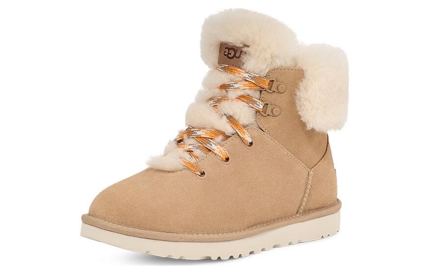 UGG Классические миниатюрные альпийские шнурованные сандалии песочного цвета, цвет Sand — фото 4