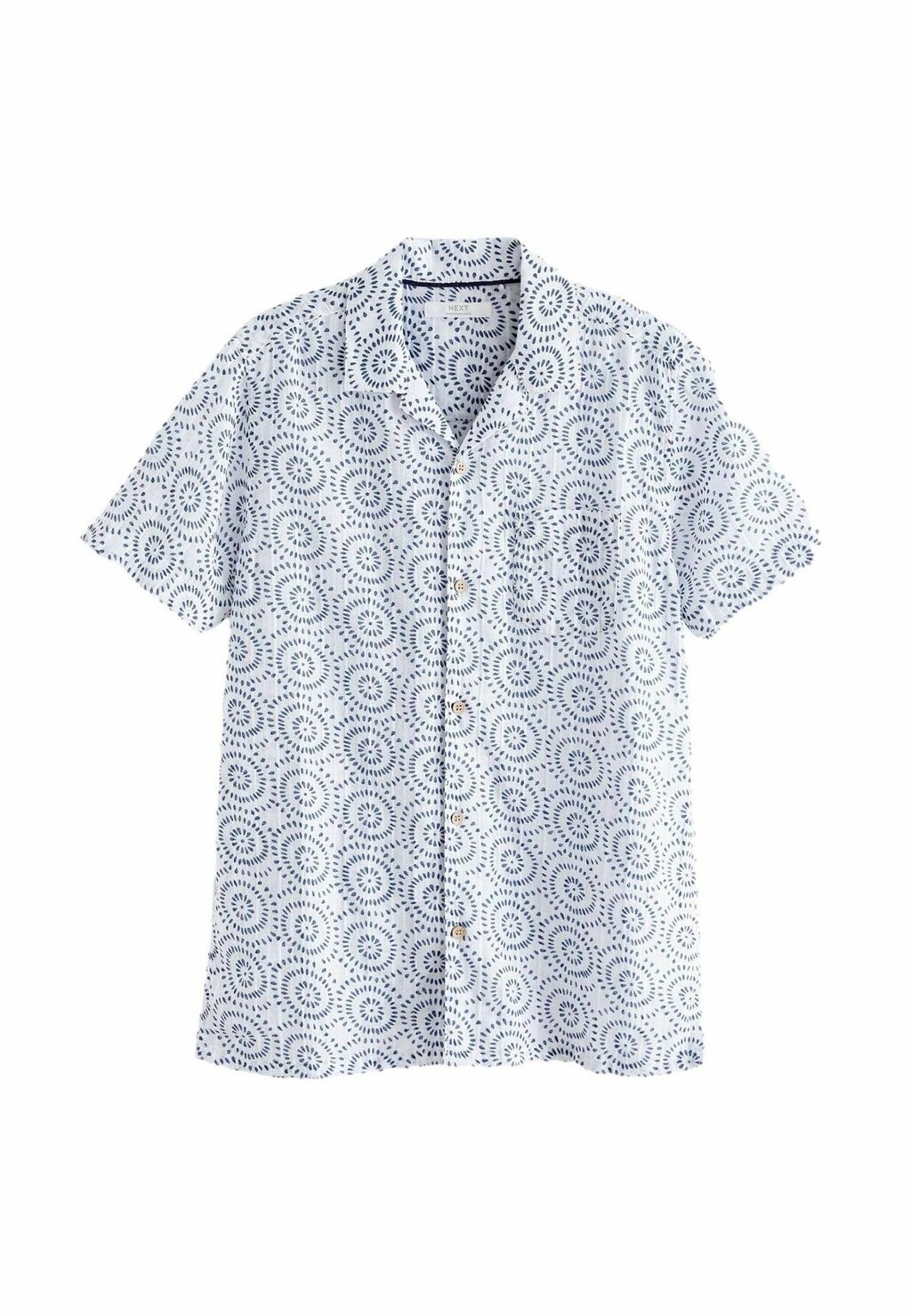 

Рубашка SHORT SLEEVE TEXTURE, REGULAR FIT Next, белый