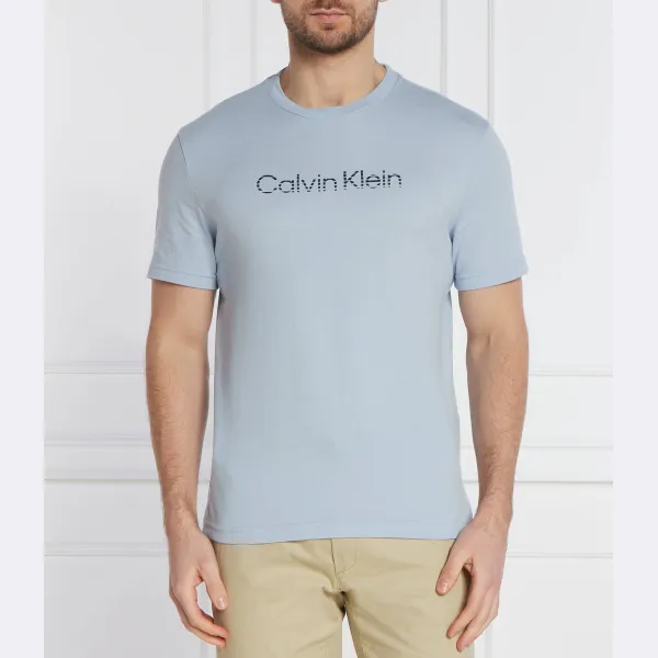 

Футболка стандартного кроя с логотипом Degrade Calvin Klein, синий