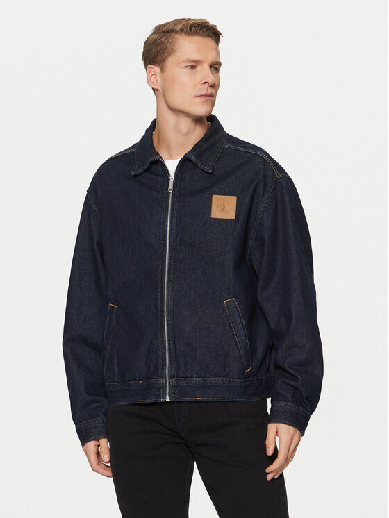 

Джинсовая куртка свободного кроя Calvin Klein Jeans, синий