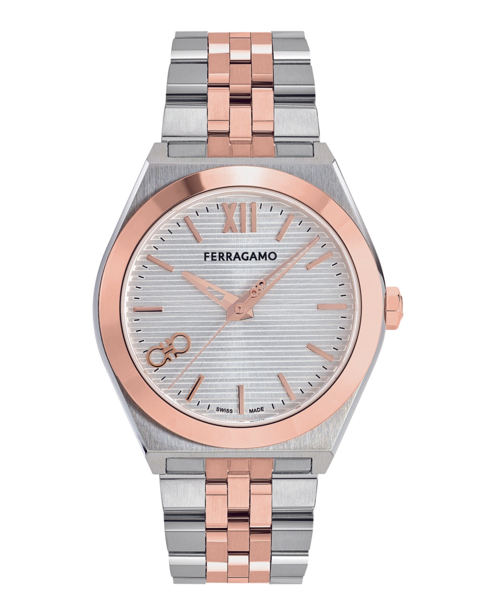 

Часы Vega New Salvatore Ferragamo, цвет two tone/two tone/silver