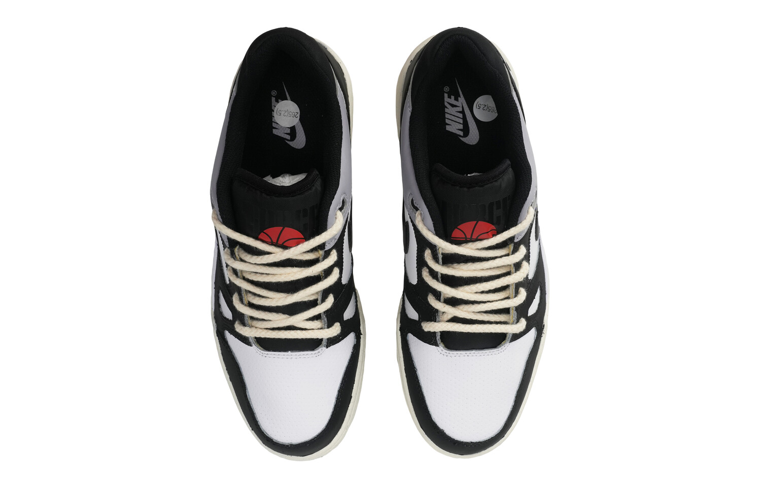

Кроссовки Nike Full Force Skateboarding Shoes Men Low-top Black/white, черный