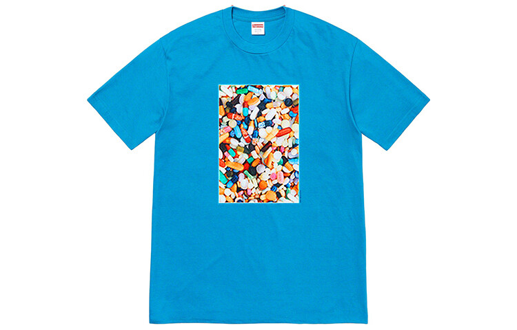 

Футболка FW20 унисекс Supreme, синий