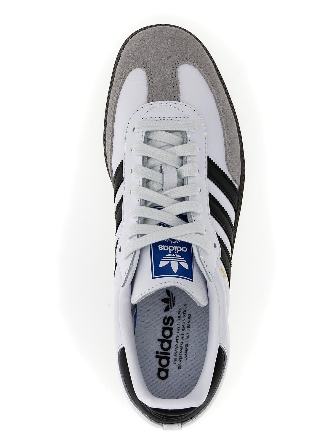 Кроссовки Samba OG adidas Originals, белый/черный — фото 3
