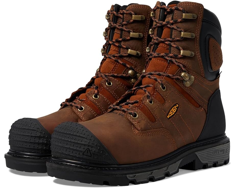 

Ботинки KEEN Utility Camden 8" Waterproof, цвет Leather Brown/Black