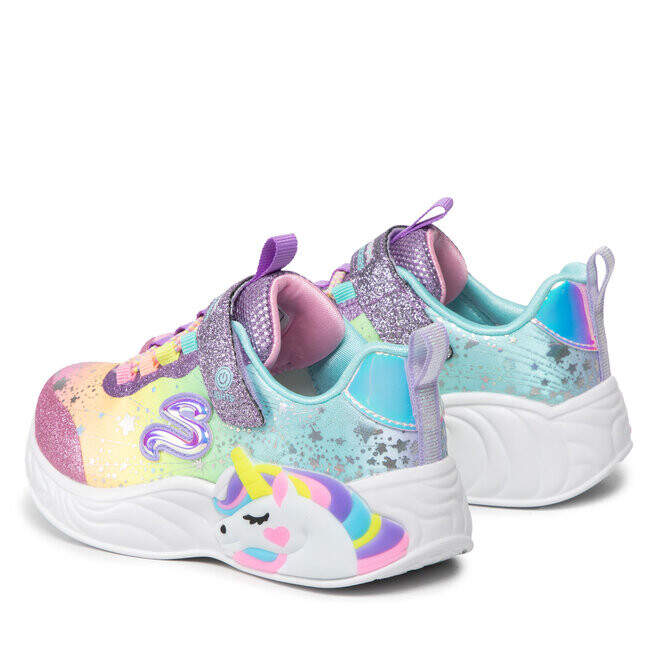 Кроссовки Skechers Unicorn Dreams 302311L/PRMT Purple Multi, цвет — фото 3
