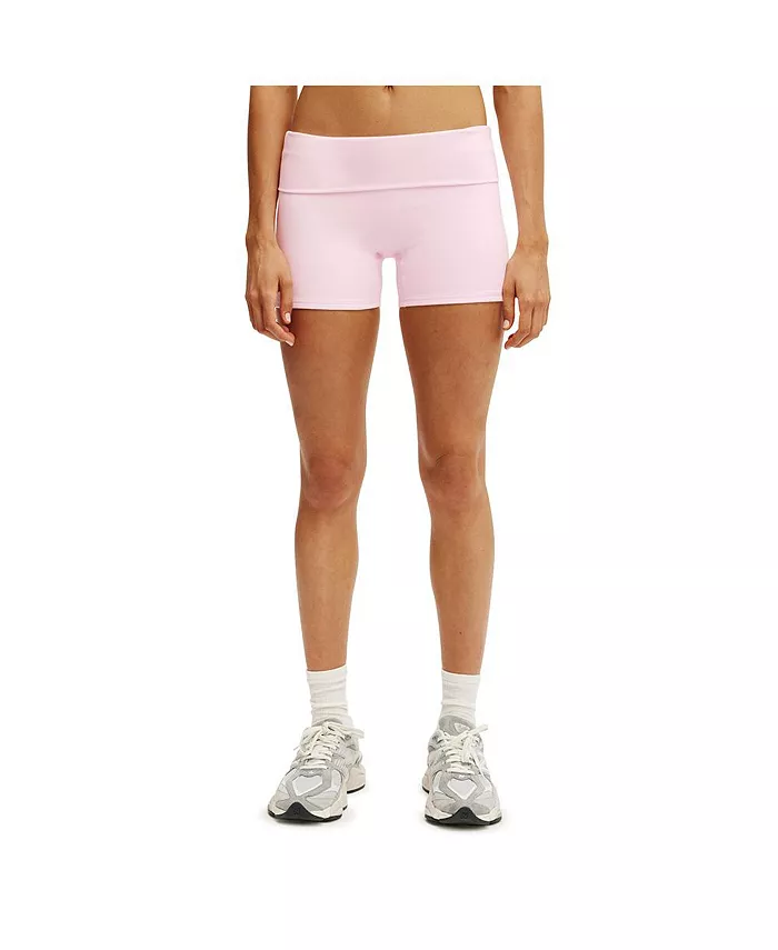 

Женские шорты Active Ultra Soft Roll Over Shortie COTTON ON, розовый