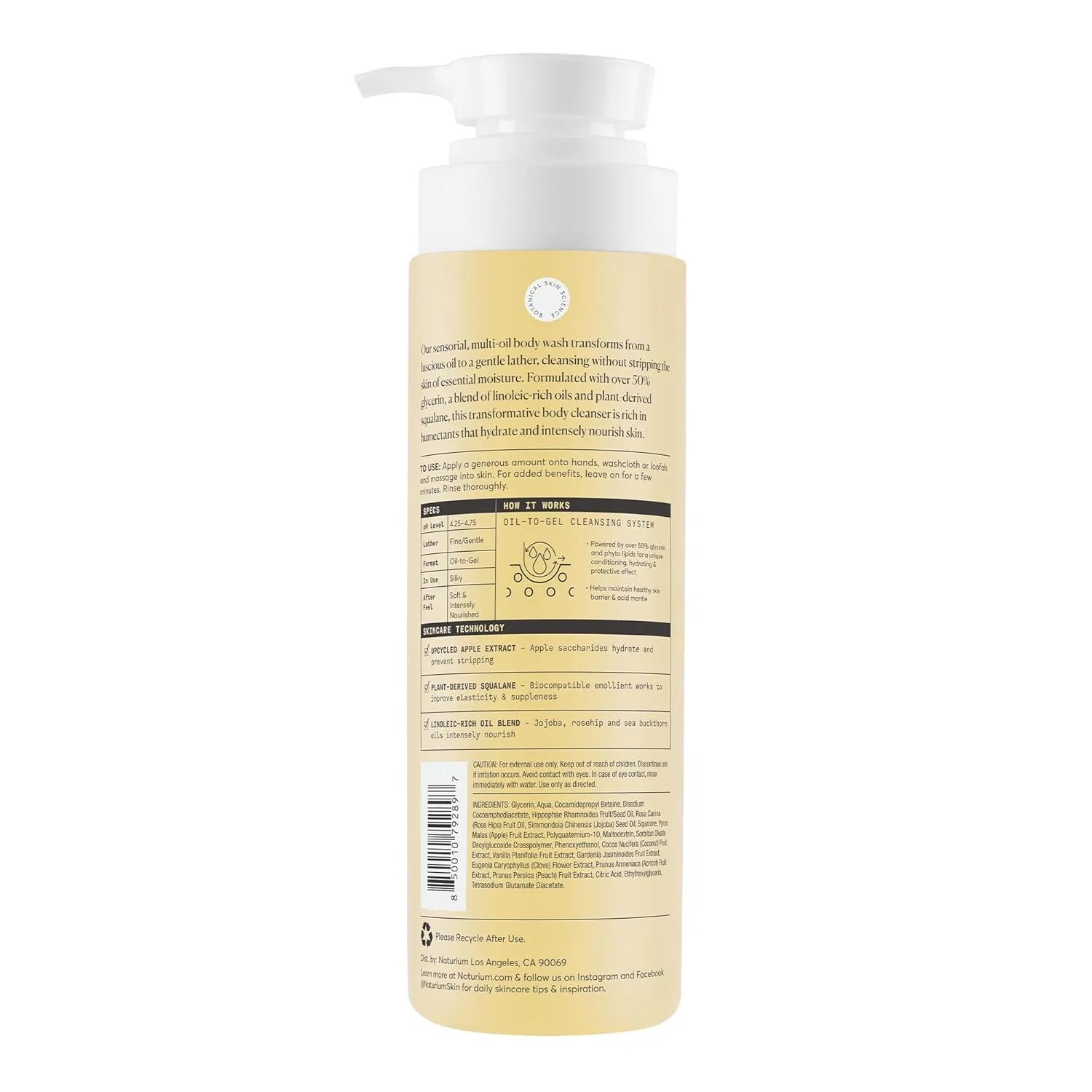 Увлажняющий гель для душа The Glow Getter Multi-Oil от Naturium Naturium — фото 2