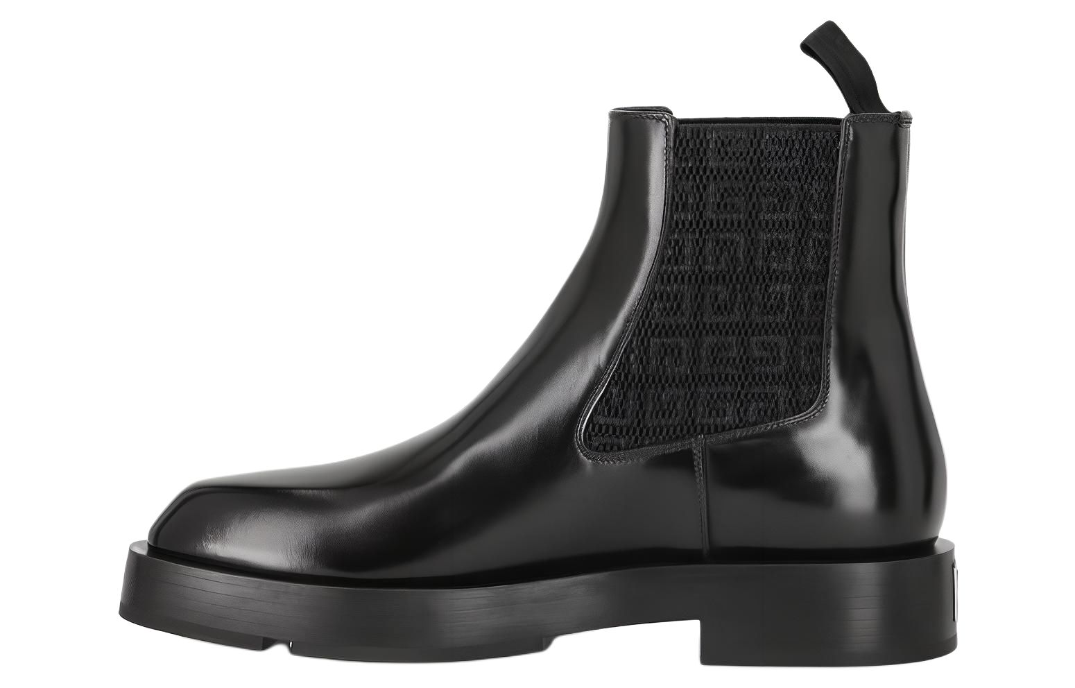 

Givenchy Мужские короткие кожаные ботинки челси, черный