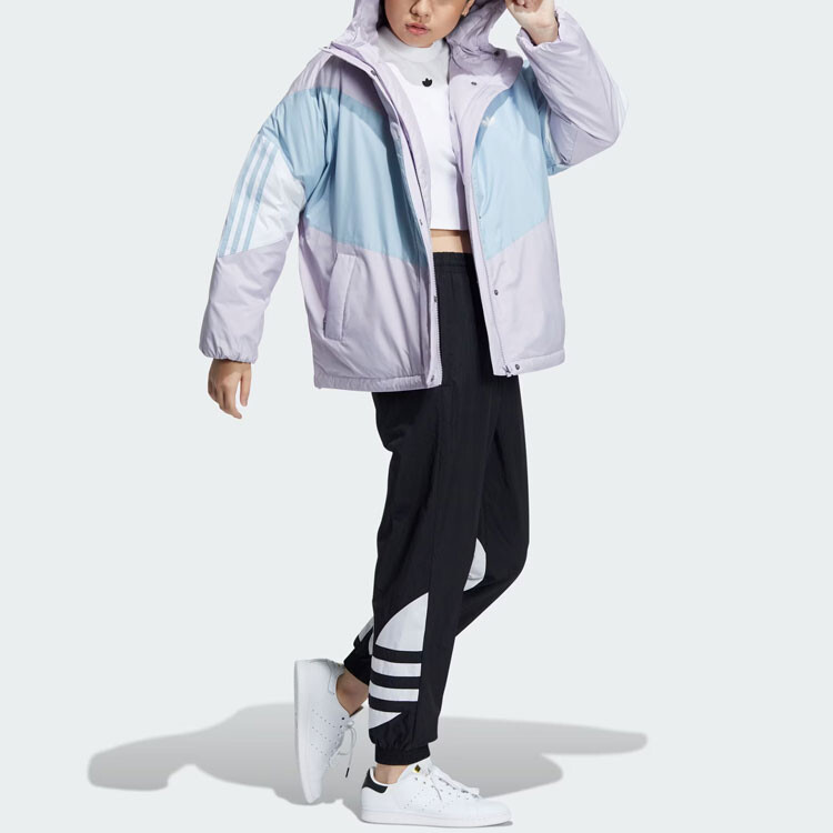 Пуховик женский сиреневый Adidas Originals — фото 4