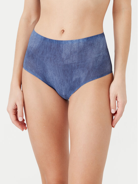 

Классические женские трусы с высокой талией Soft Stretch C11D70 Chantelle, синий