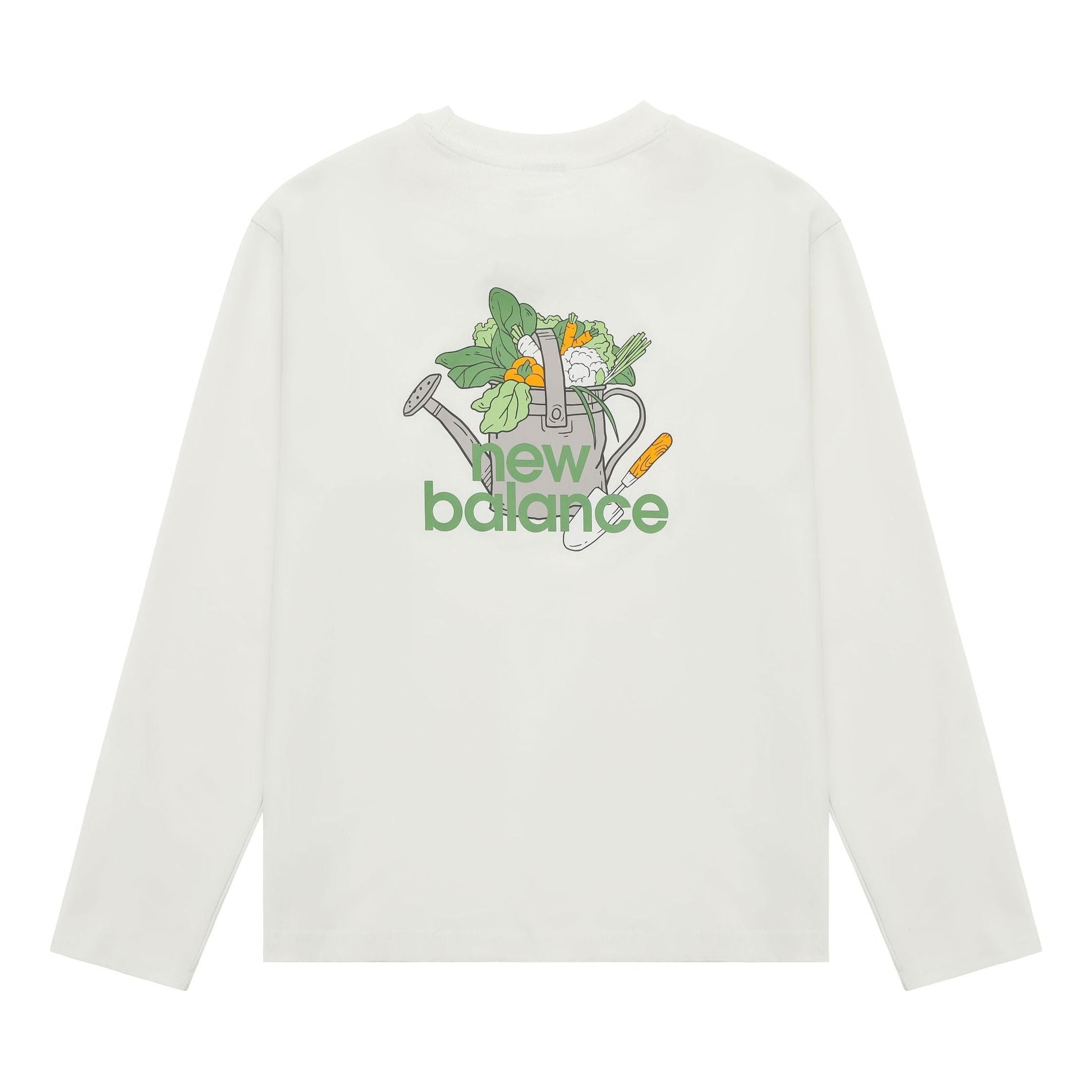 

Спортивный топ New Balance Logo Graphic Print Top 'White Green' AMT31329-CIC, белый