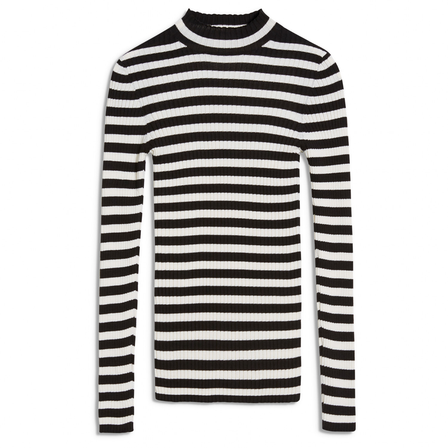 

Лонгслив Armedangels Alaani Striped, цвет Black/Oatmilk