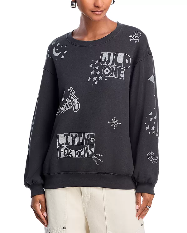 

Толстовка с квадратной вставкой Mother, черный