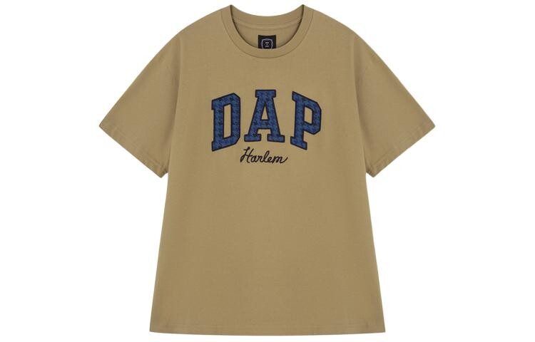

Футболка унисекс хаки Gap, хаки