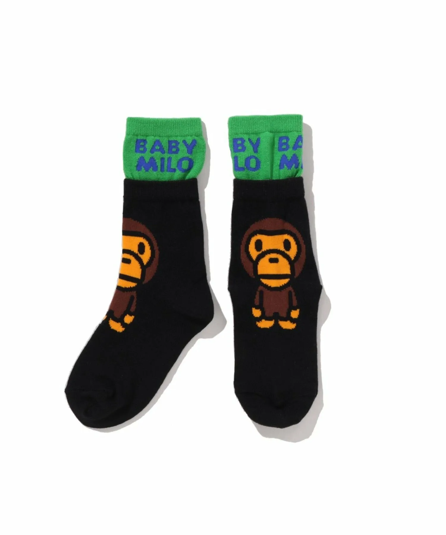 Многослойные носки Baby Milo A BATHING APE, BLACK — фото 2