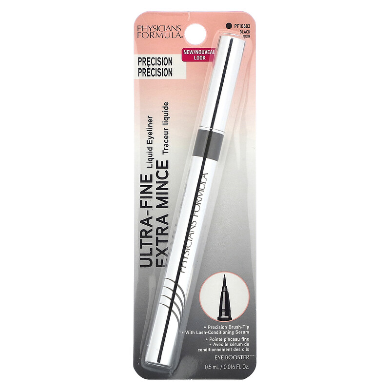 Physicians Formula, Ультратонкая жидкая подводка для глаз, PF10683, черная, 0,5 мл (0,016 жидк. унц.) — фото 2