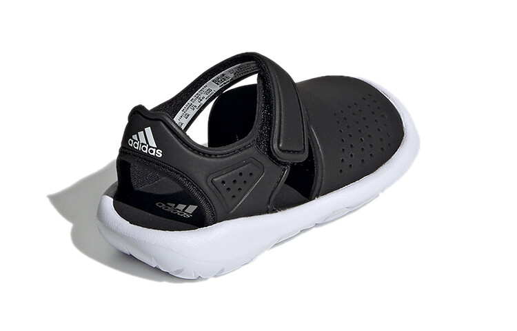 Кроссовки adidas Fortaswim Toddler Shoes TD Low-top Black/white — фото 4