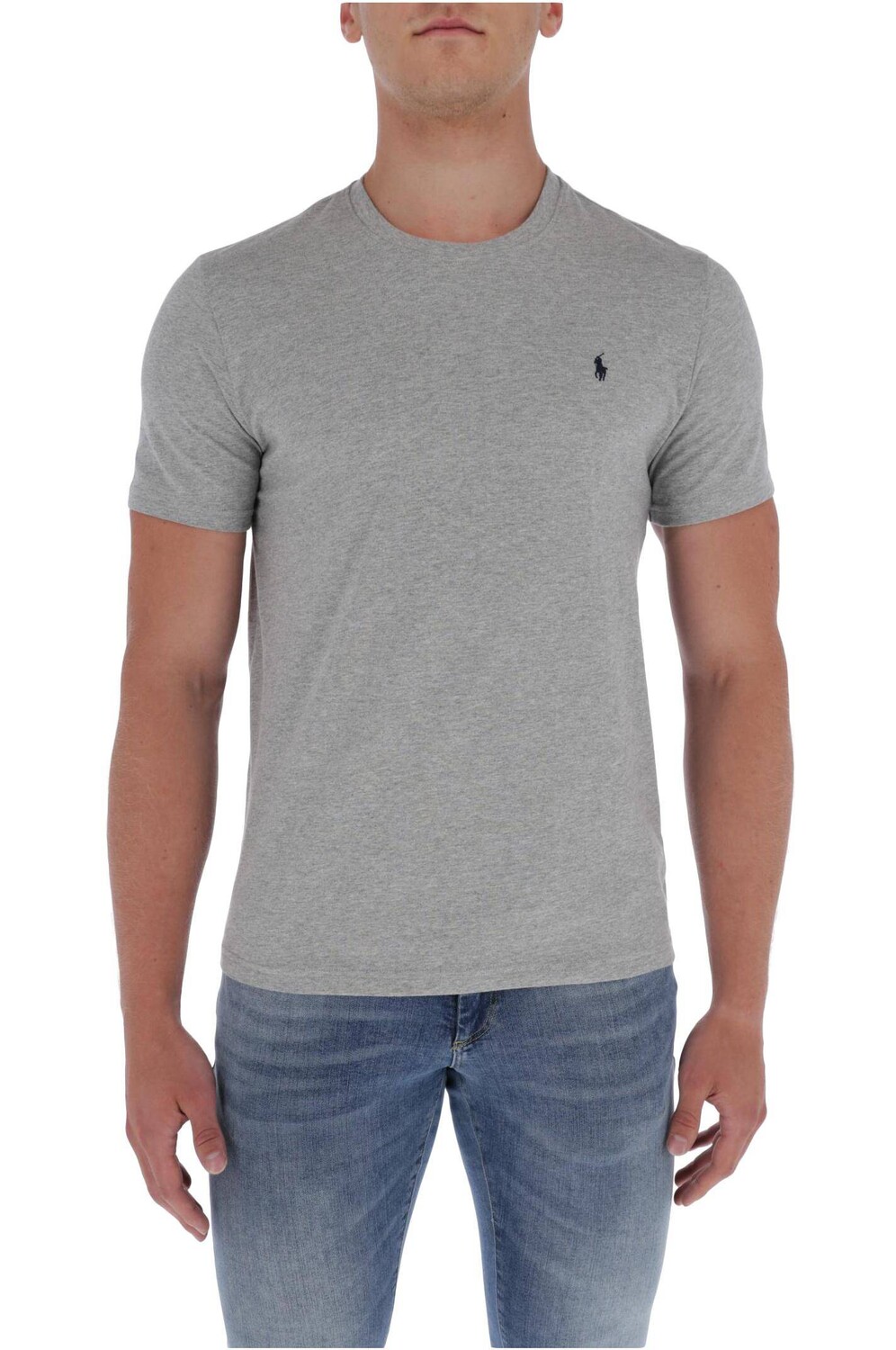 Футболка POLO RALPH LAUREN regular fit, серый — фото 2
