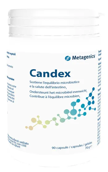 

Добавка для здоровья кишечника Metagenics Candex Intestinal Wellbeing, 90 капсул