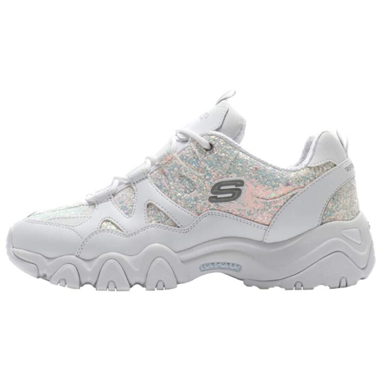 

Кроссовки женские толстые низкие белые Skechers, Белый, Кроссовки женские толстые низкие белые Skechers