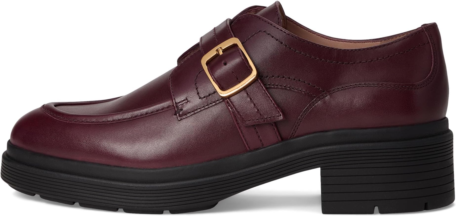 Оксфорды Cole Haan Carlitta Monk Strap Lug Oxfords, цвет Black Garnet Leather — фото 4