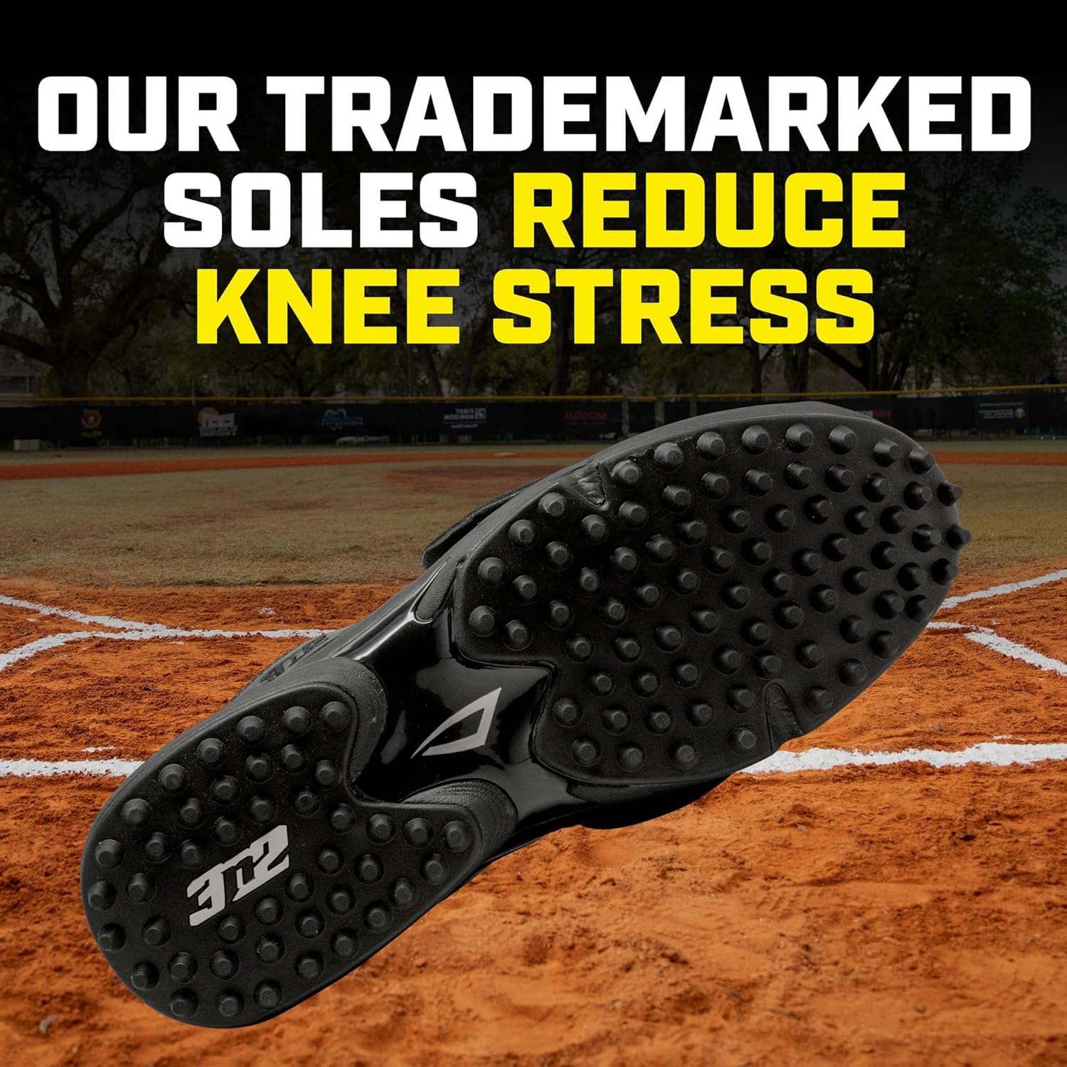 Мужские бейсбольные судейские ботинки 3N2 Reaction Pro Plate, Reaction Pro Plate Lo - Umpire Shoe — фото 4