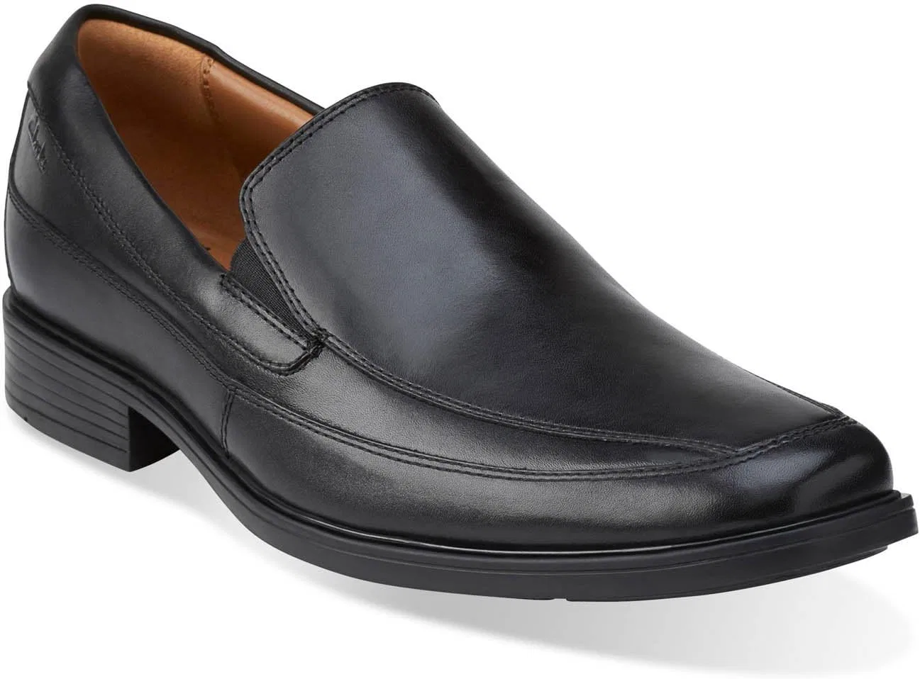 Лоферы Clarks Tilden Free, черная кожа — фото 2