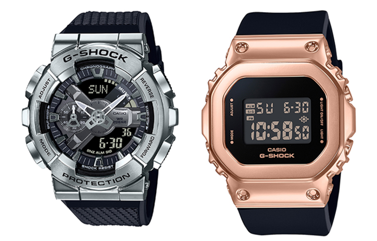 

Унисекс парные часы серии Black CASIO