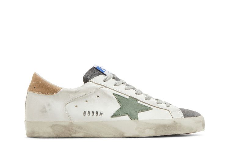 Кроссовки Golden Goose Golden Goose Superstar 'White Military Green', белый — фото 2