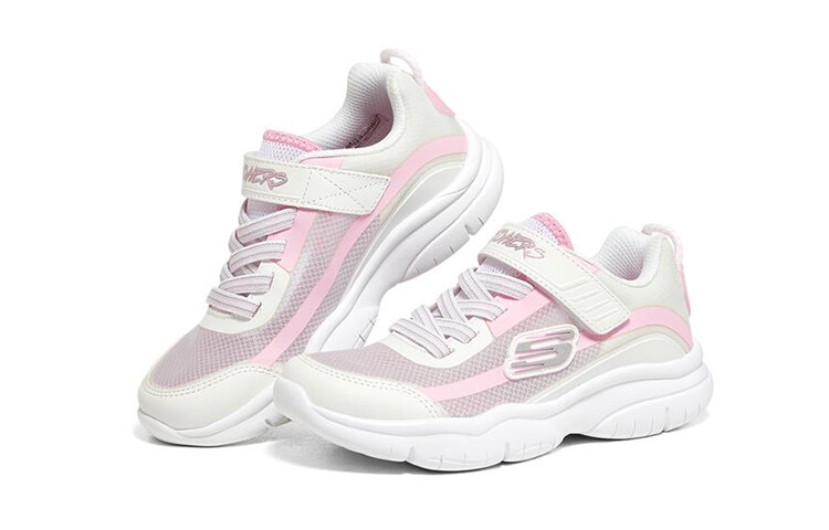 Кроссовки Flex Blast Kids Lifestyle GS Low-top Белый/розовый Skechers — фото 3