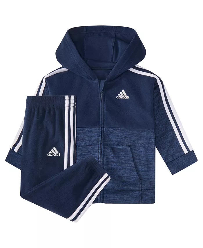 

Детский худи-микс и джоггер для мальчика, комплект из 2 предметов adidas, синий