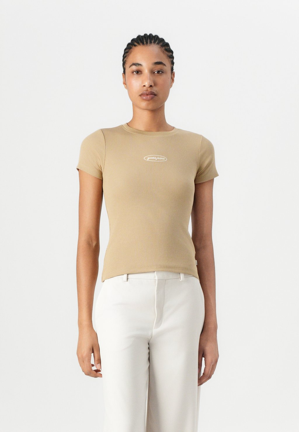 

Базовая футболка EMBRO SLIM Guess Jeans, песочный