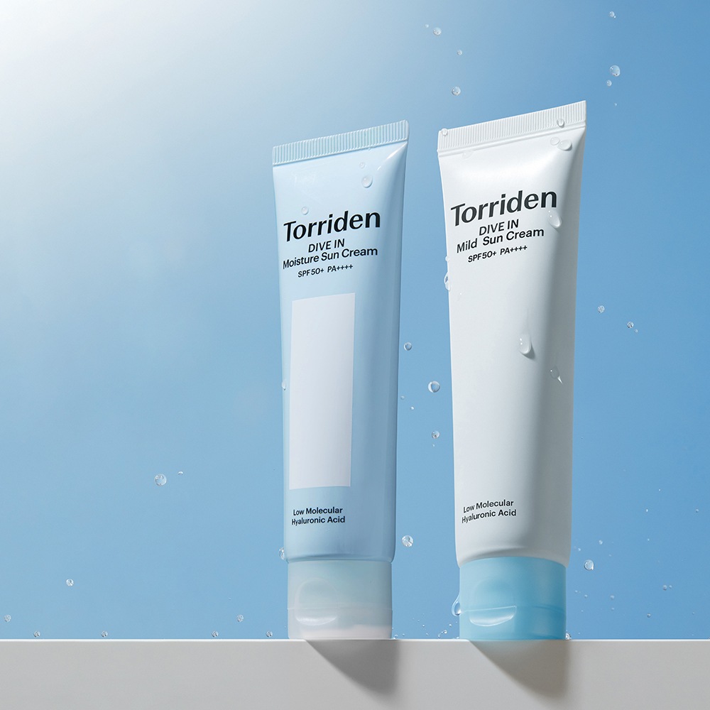 Солнцезащитный крем dive-in mild sun cream spf50+ pa++++ Torriden, объем 60мл — фото 3
