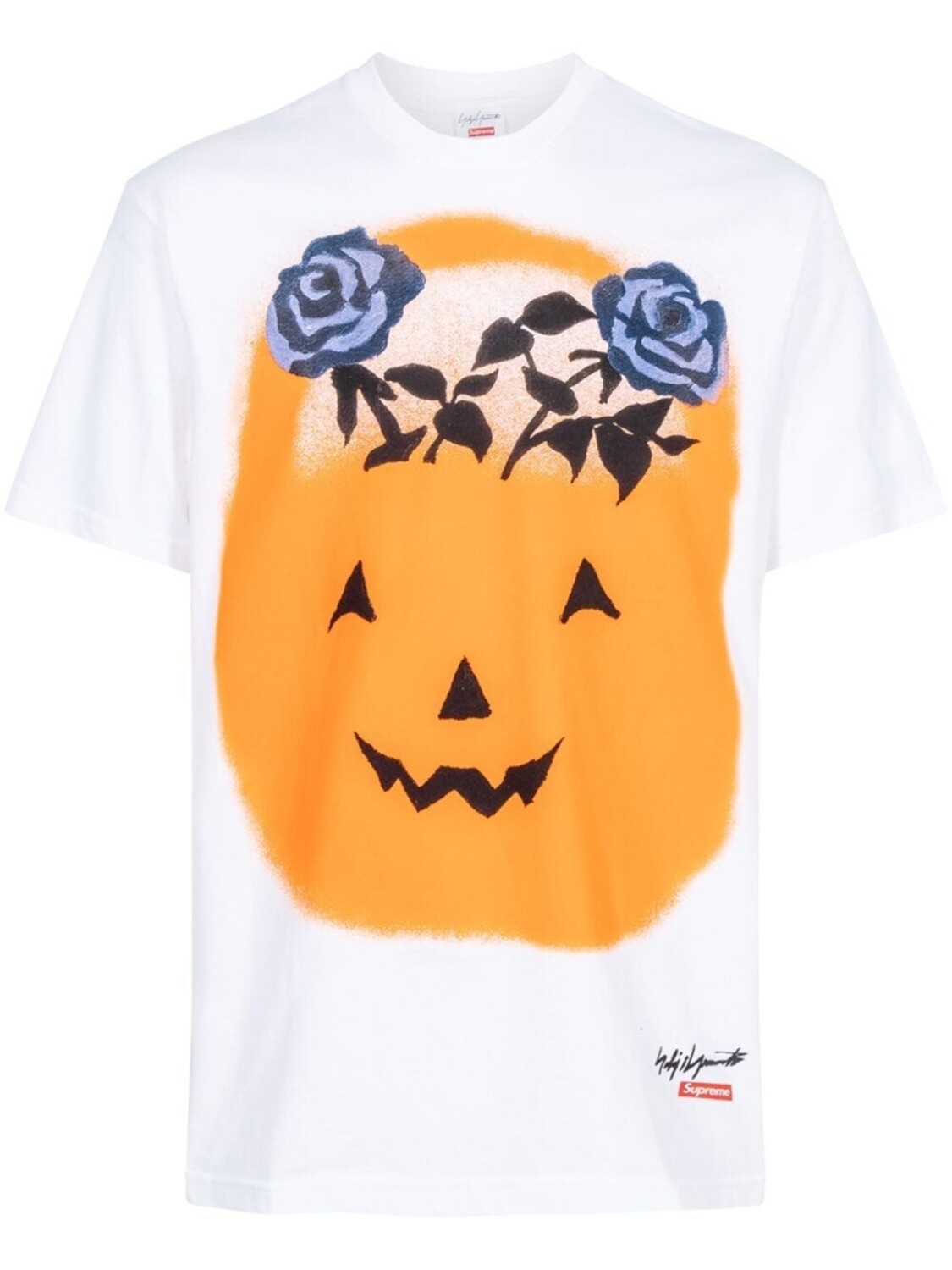 

Supreme футболка Pumpkin из коллаборации с Yohji Yamamoto, белый