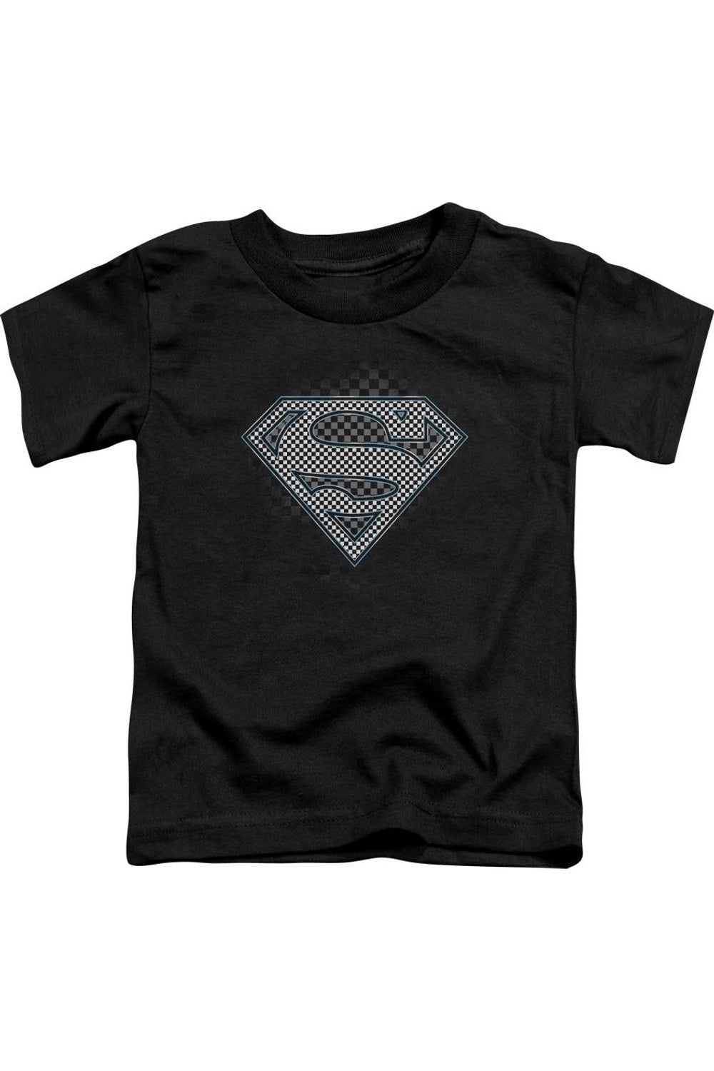 

Футболка с коротким рукавом для малышей Superman в клетку Gildan, черный