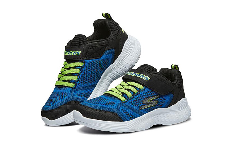 Кроссовки Skechers Kids Lifestyle Shoes GS Low-top Blue/Black/Yellow — фото 3