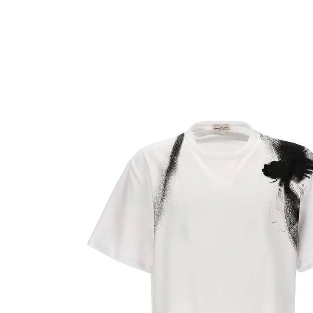 

Футболка мужская белая Alexander McQueen