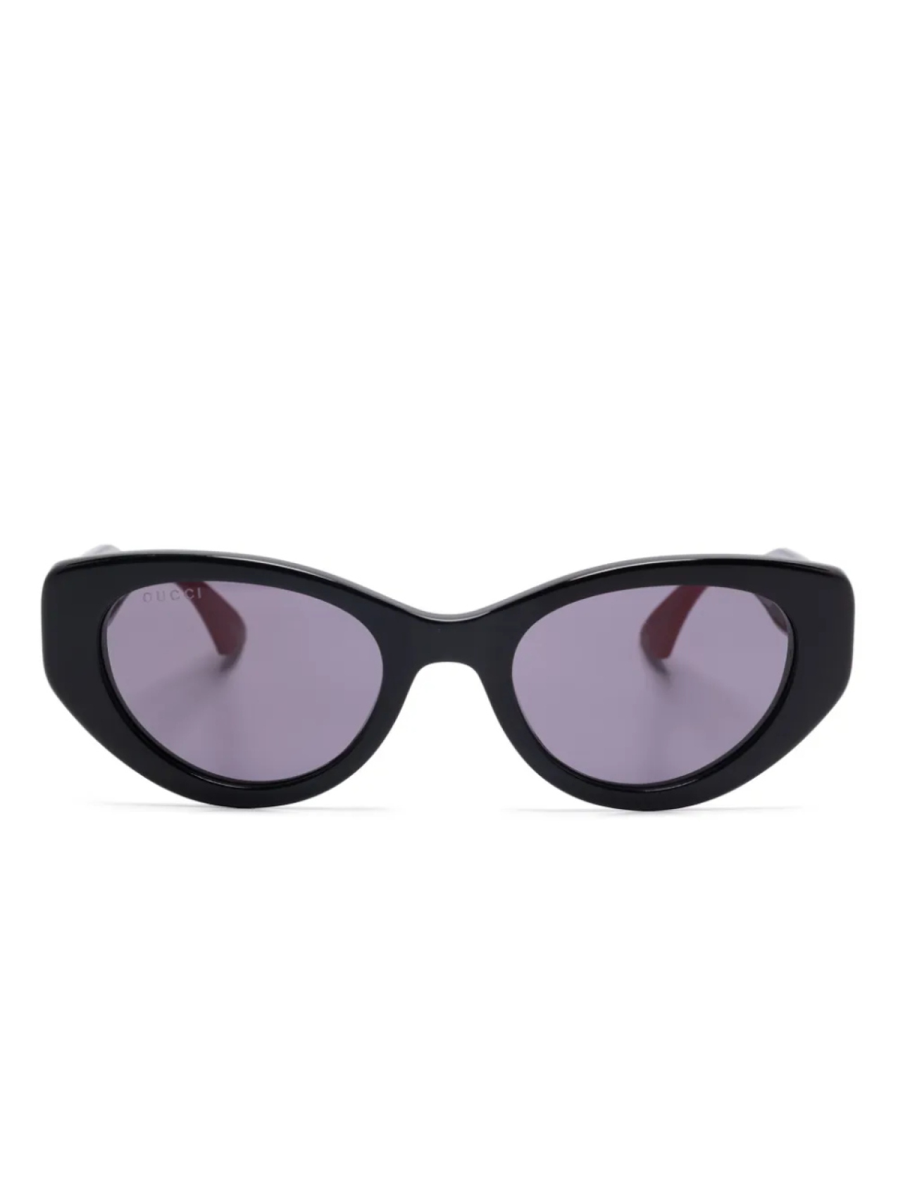 

Gucci Eyewear солнцезащитные очки в оправе 'бабочка', черный
